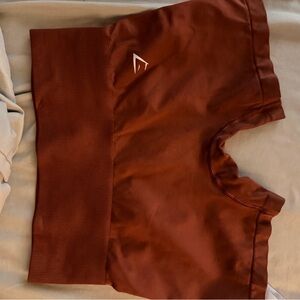 Rust Red Gymshark shorts